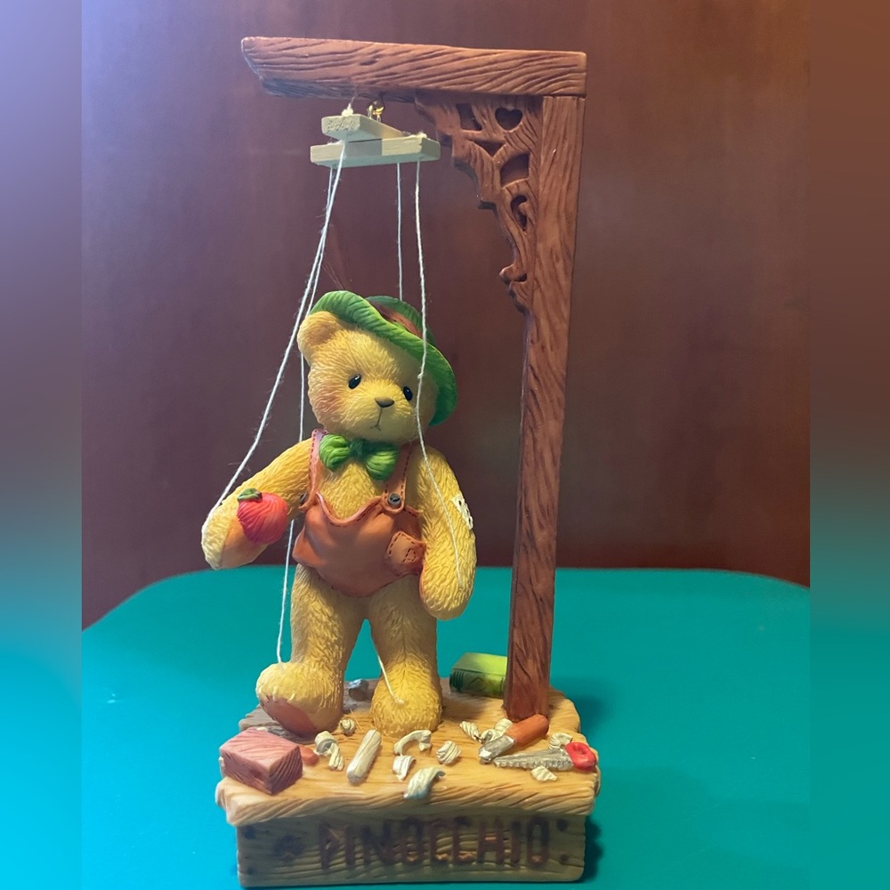 🧸New Cherished Teddies Charming Bear Marionette Figurine